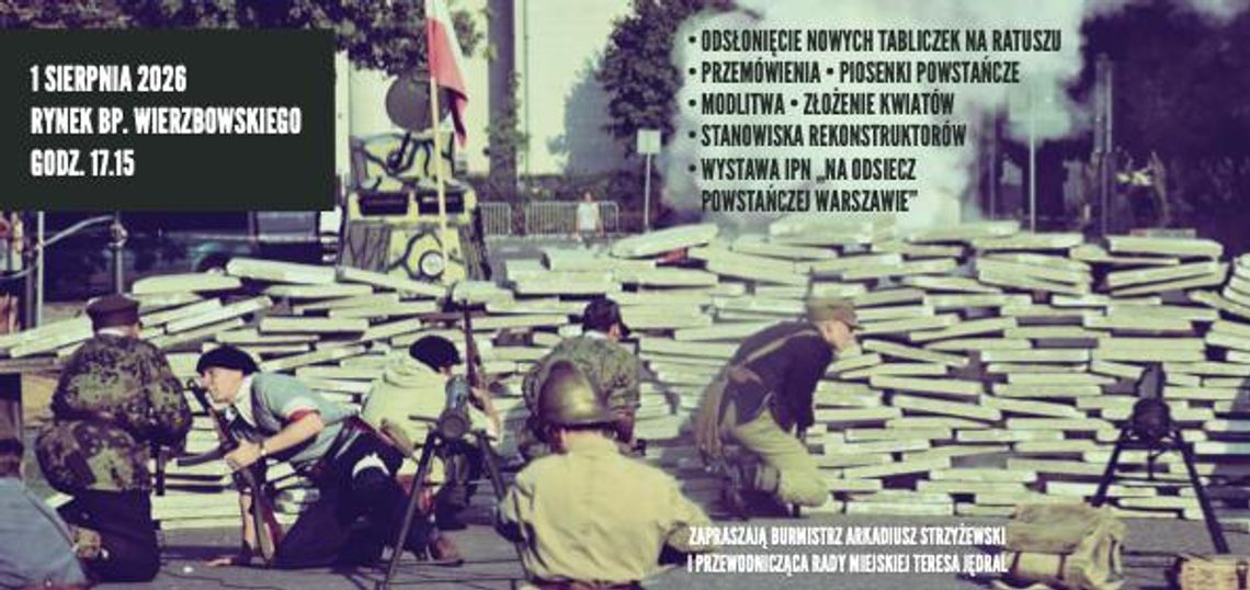 Góra Kalwaria uczci 82. rocznicę Powstania Warszawskiego Góra Kalwaria uczci 82. rocznicę Powstania Warszawskiego