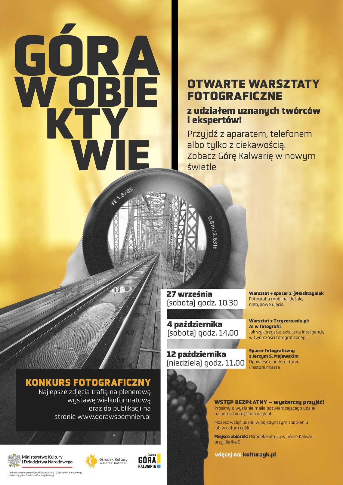 Góra w obiektywie – cykl otwartych warsztatów fotograficznych i spacerów edukacyjnych