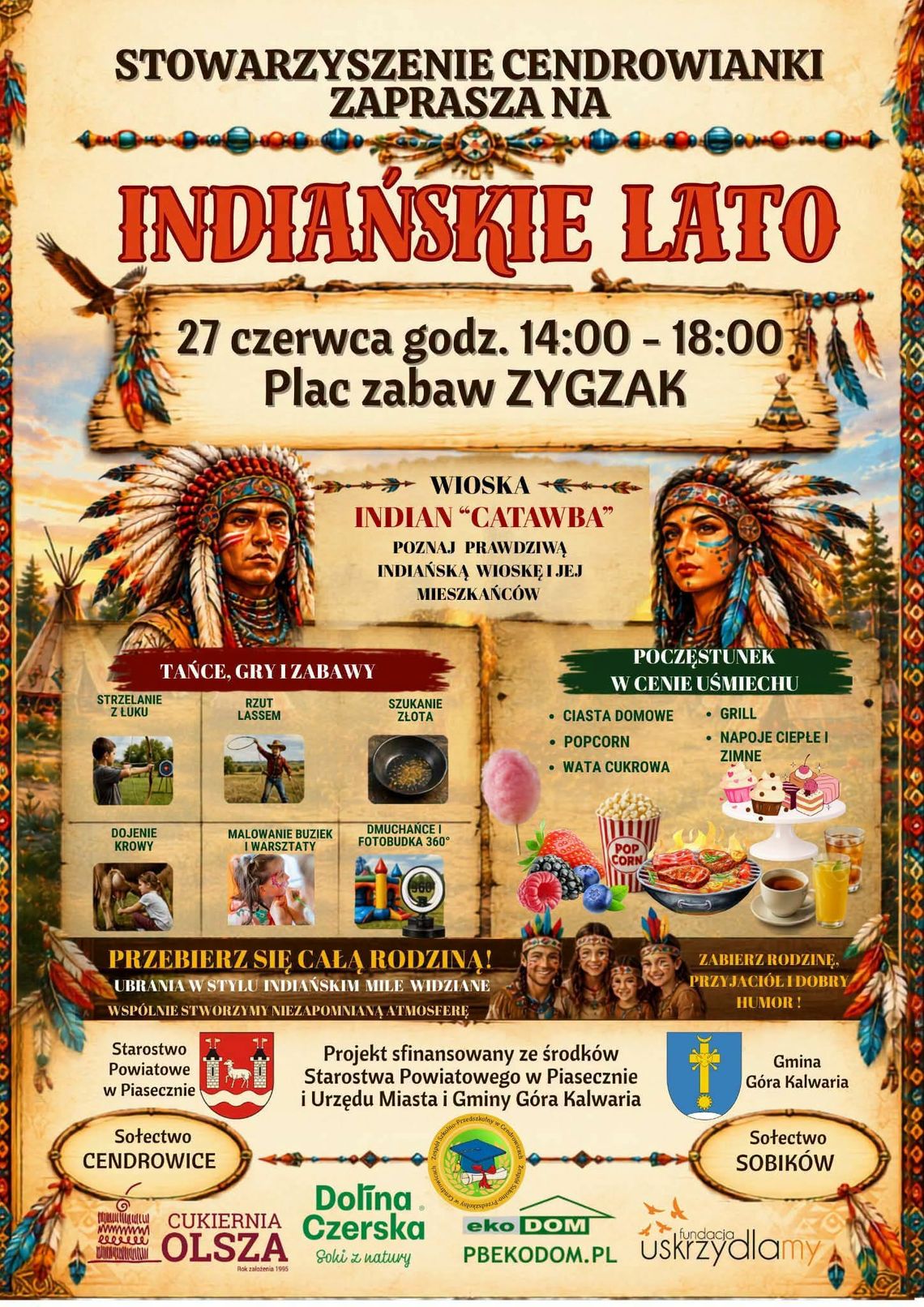 Indiańskie lato w Cendrowicach