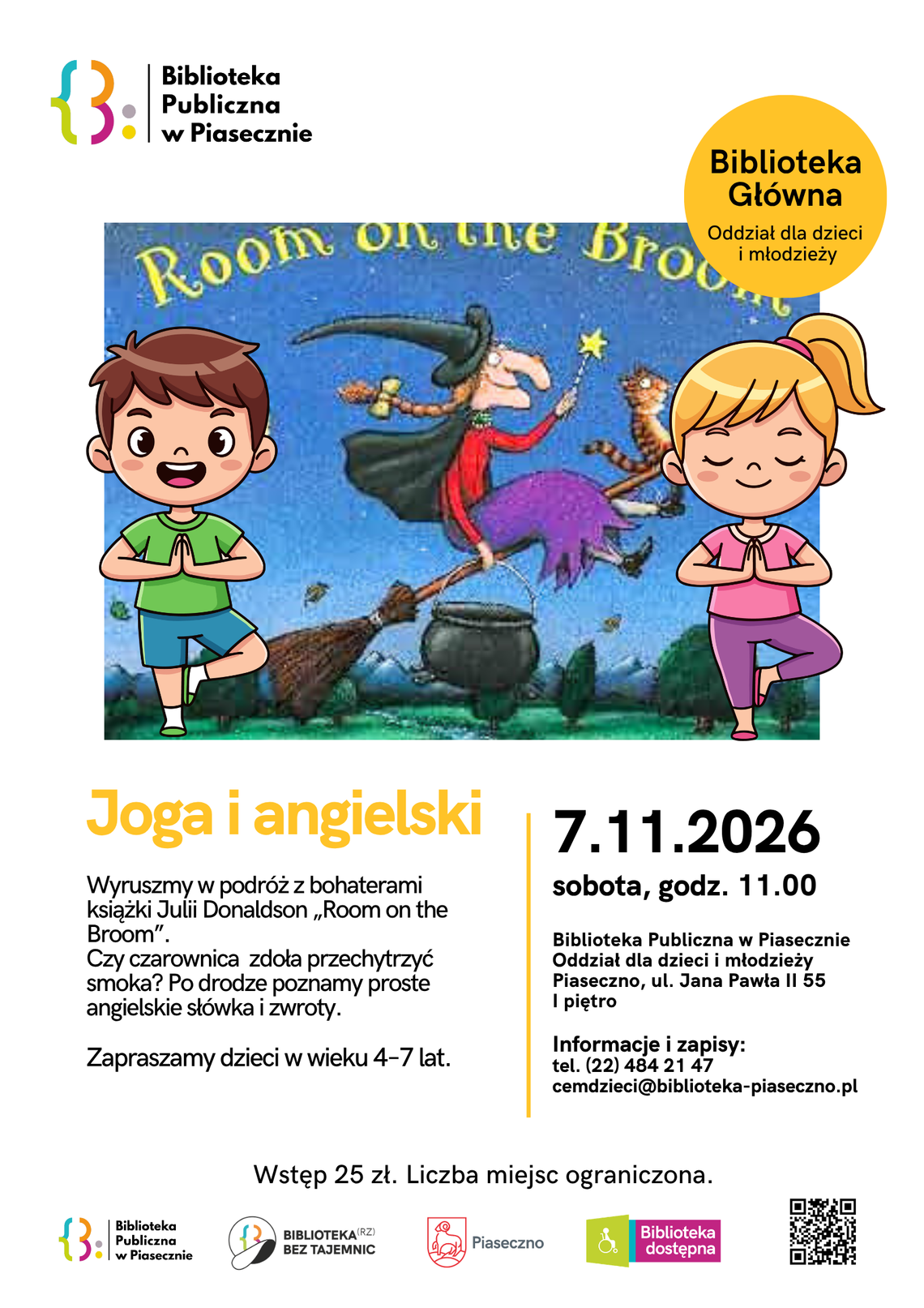 Joga i angielski dla dzieci – listopad Joga i angielski dla dzieci – listopad