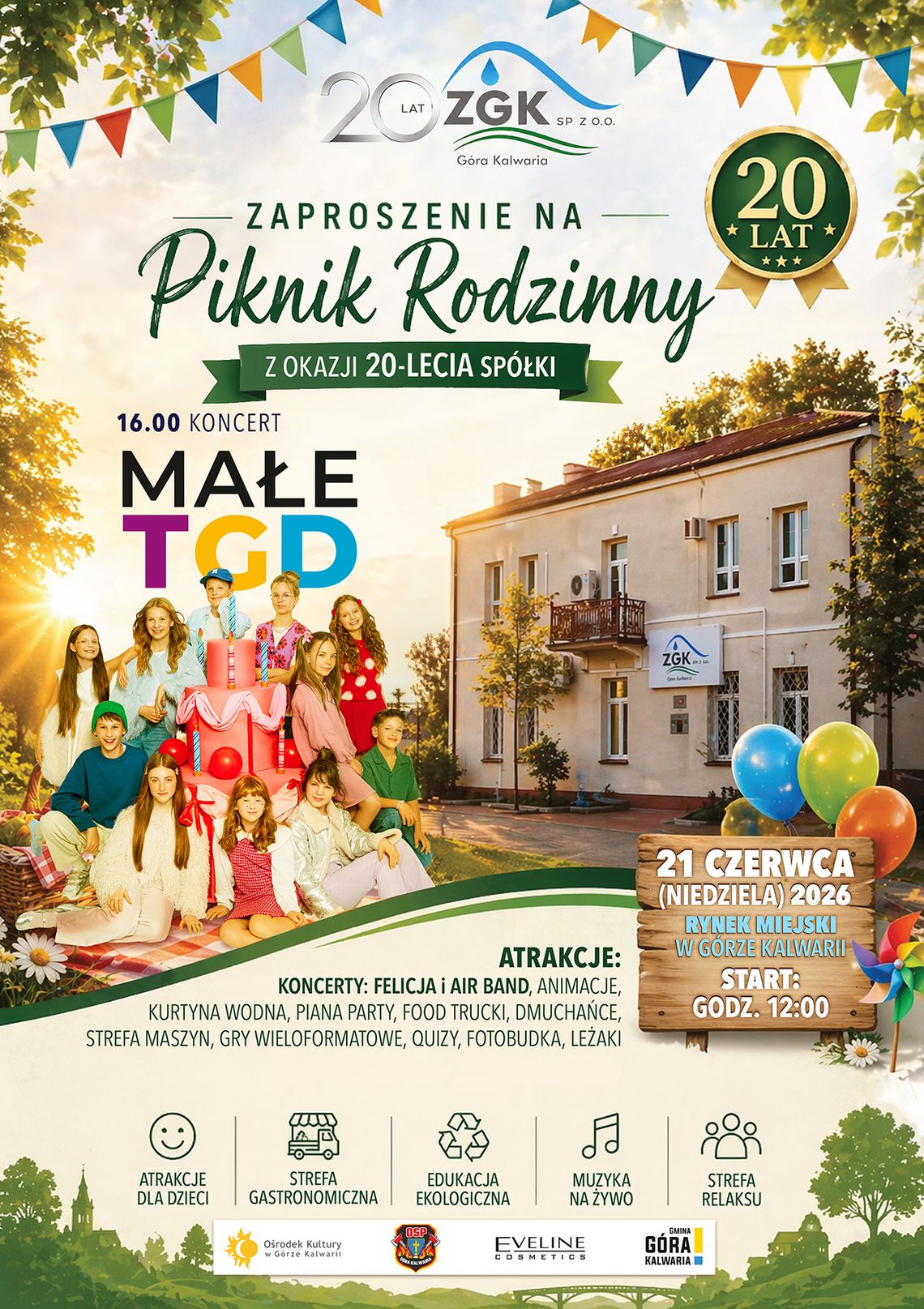 Jubileusz 20-lecia ZGK w Górze Kalwarii i Festiwal Wody Jubileusz 20-lecia ZGK w Górze Kalwarii i Festiwal Wody