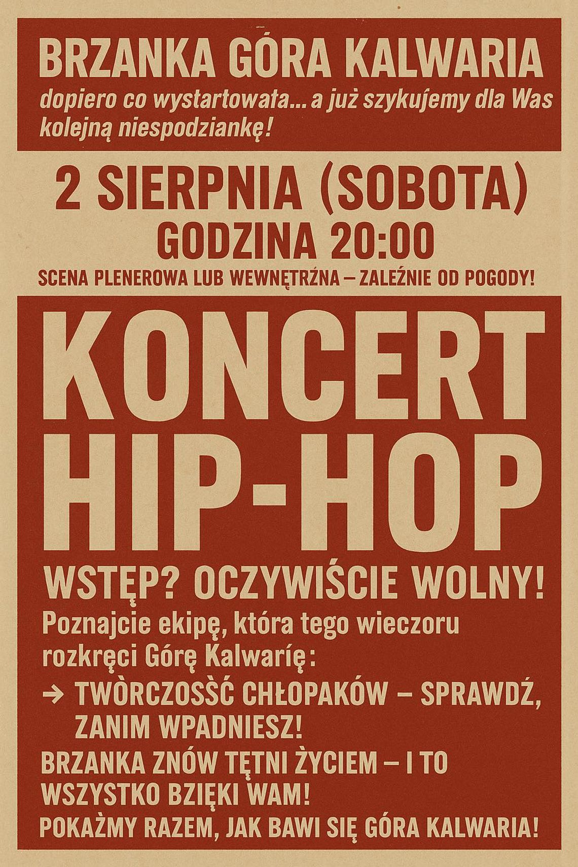 KONCERT HIP-HOP KONCERT HIP-HOP