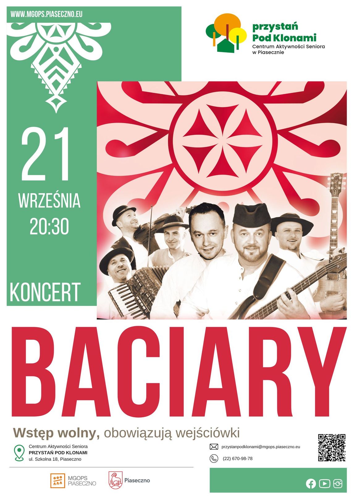 Koncert zespołu BACIARY Koncert zespołu BACIARY