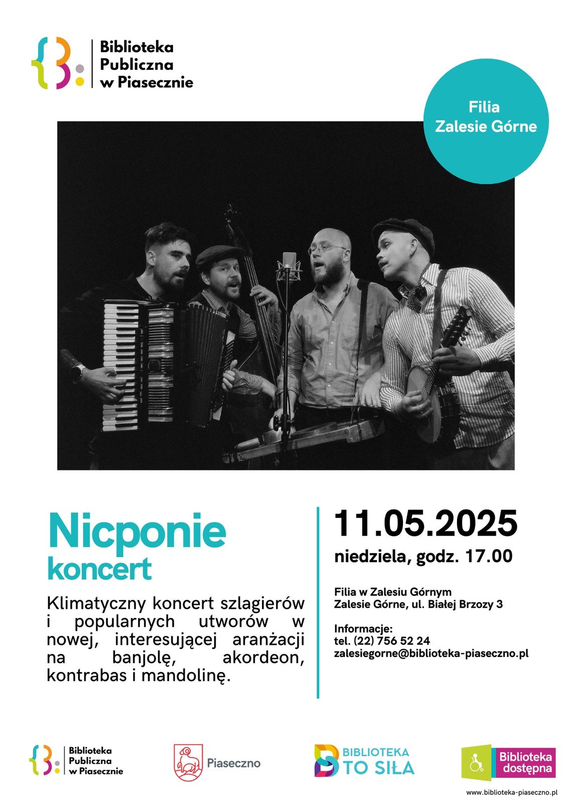 Koncert zespołu NICPONIE Koncert zespołu NICPONIE