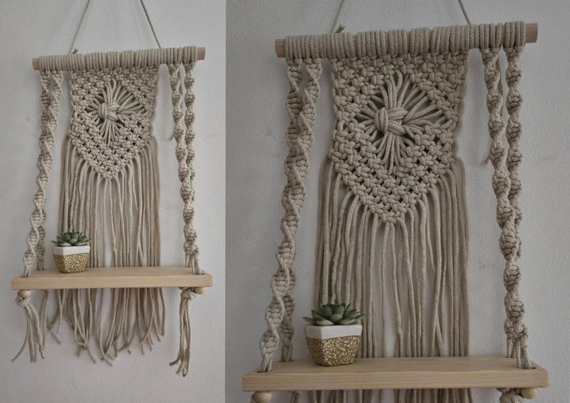 MAKRAMOWA PÓŁKA . WARSZTATY DLA MŁODZIEŻY I DOROSŁYCH