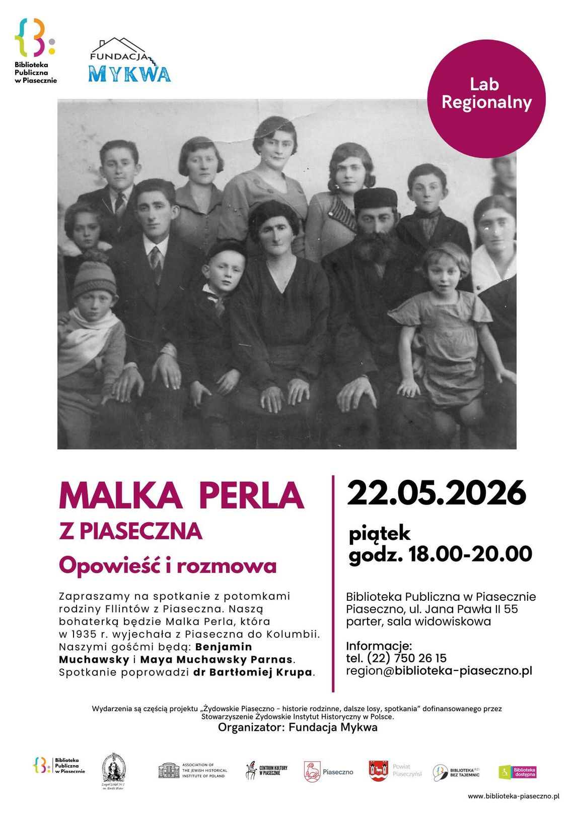 Malka Perla z Piaseczna. Opowieść i rozmowa