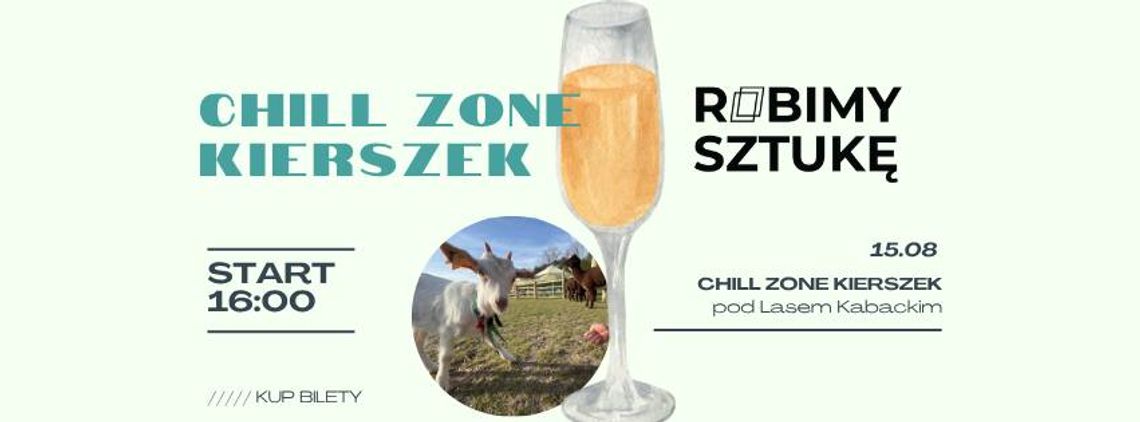 Malowanie na płótnach w rytmie letniego house’u w Chill Zone Kierszek