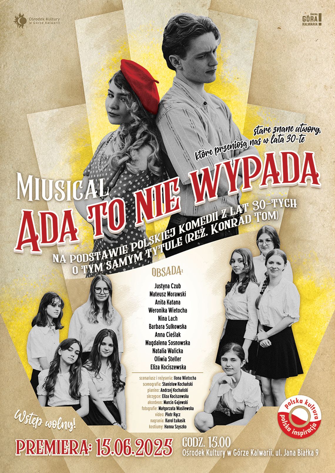 Musical „Ada to nie wypada” - premiera Musical „Ada to nie wypada” - premiera