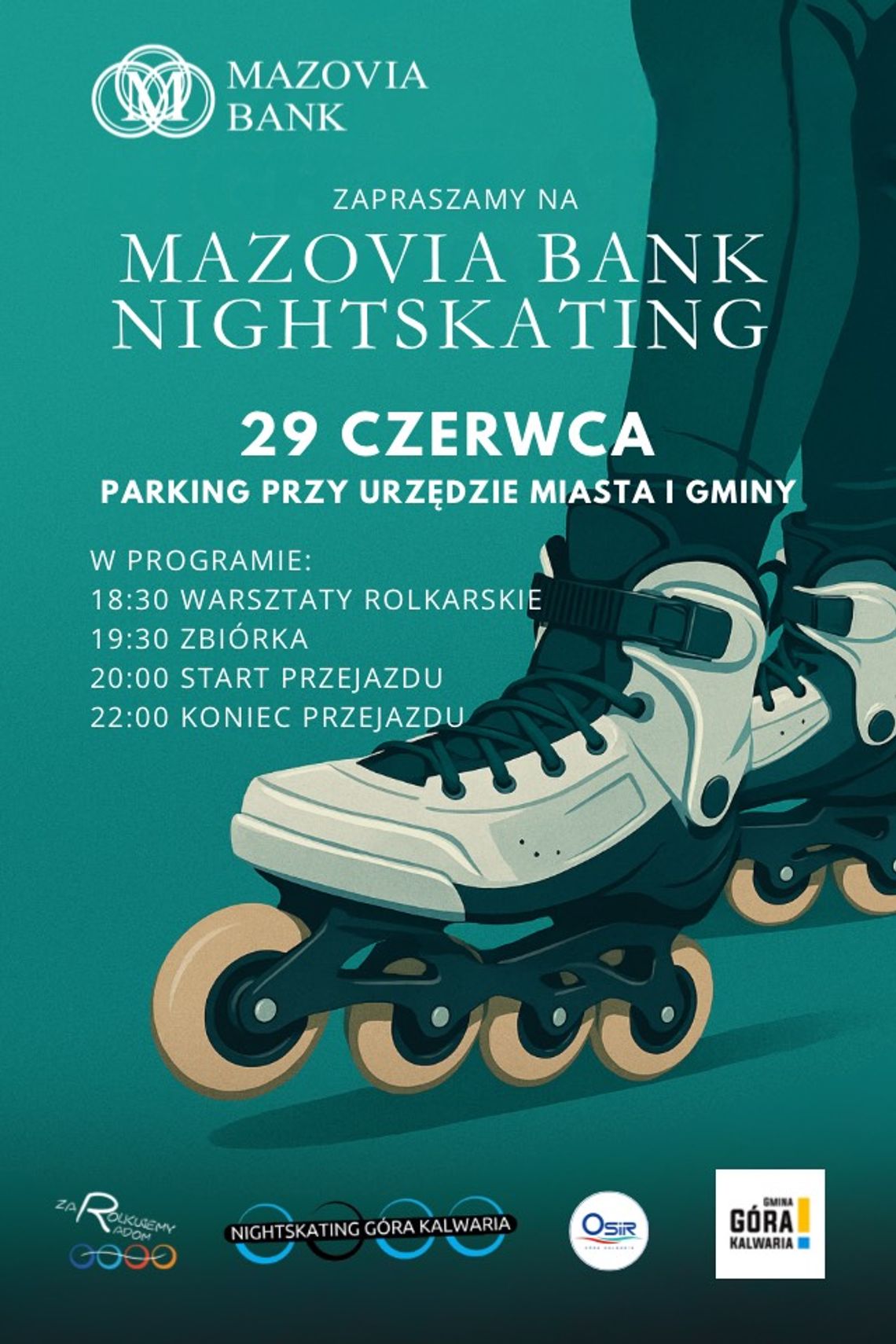 Nightskating w Górze Kalwarii Nightskating w Górze Kalwarii