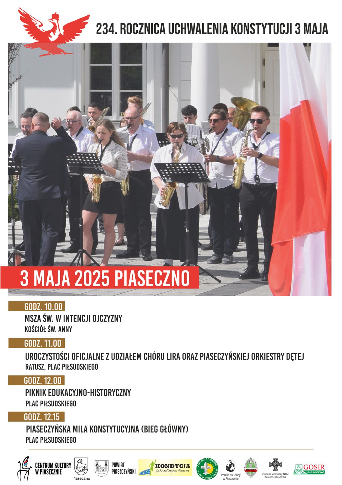 Obchody 234. rocznicy uchwalenia Konstytucji 3 Maja w Piasecznie Obchody 234. rocznicy uchwalenia Konstytucji 3 Maja w Piasecznie