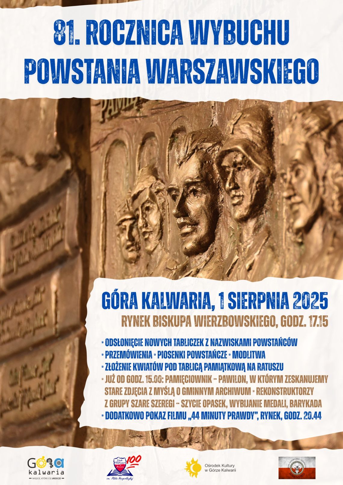 Obchody 81. rocznicy Powstania Warszawskiego w Górze Kalwarii