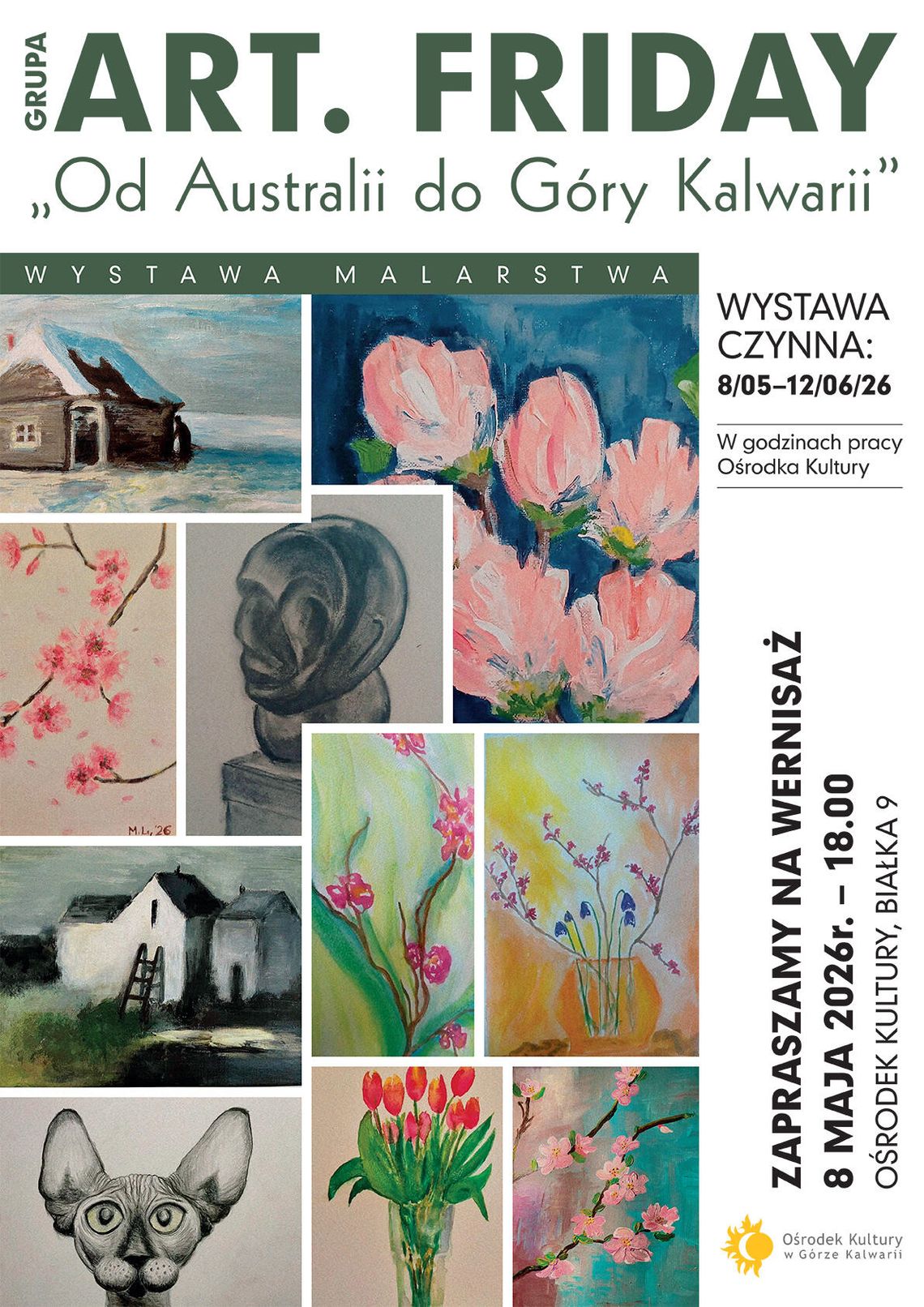 Od Australii do Góry Kalwarii | wernisaż wystawy Art Friday