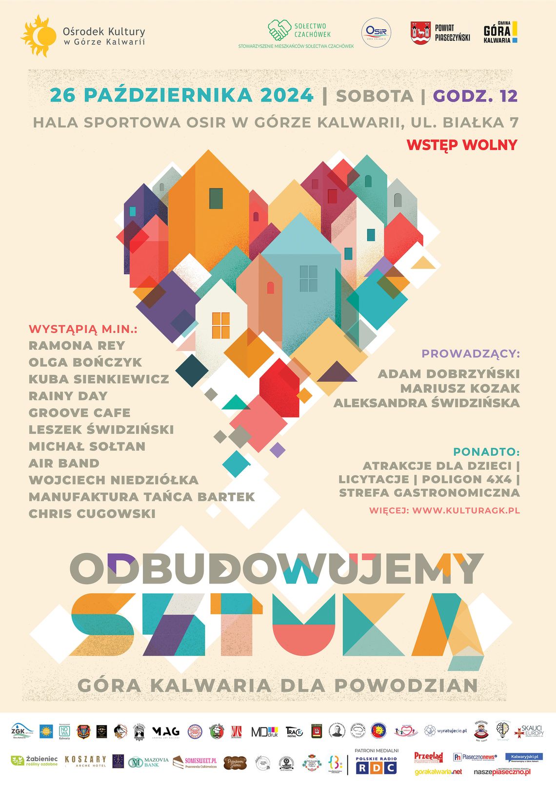 ODBUDOWUJEMY SZTUKĄ - Góra Kalwaria dla Powodzian. ODBUDOWUJEMY SZTUKĄ - Góra Kalwaria dla Powodzian.
