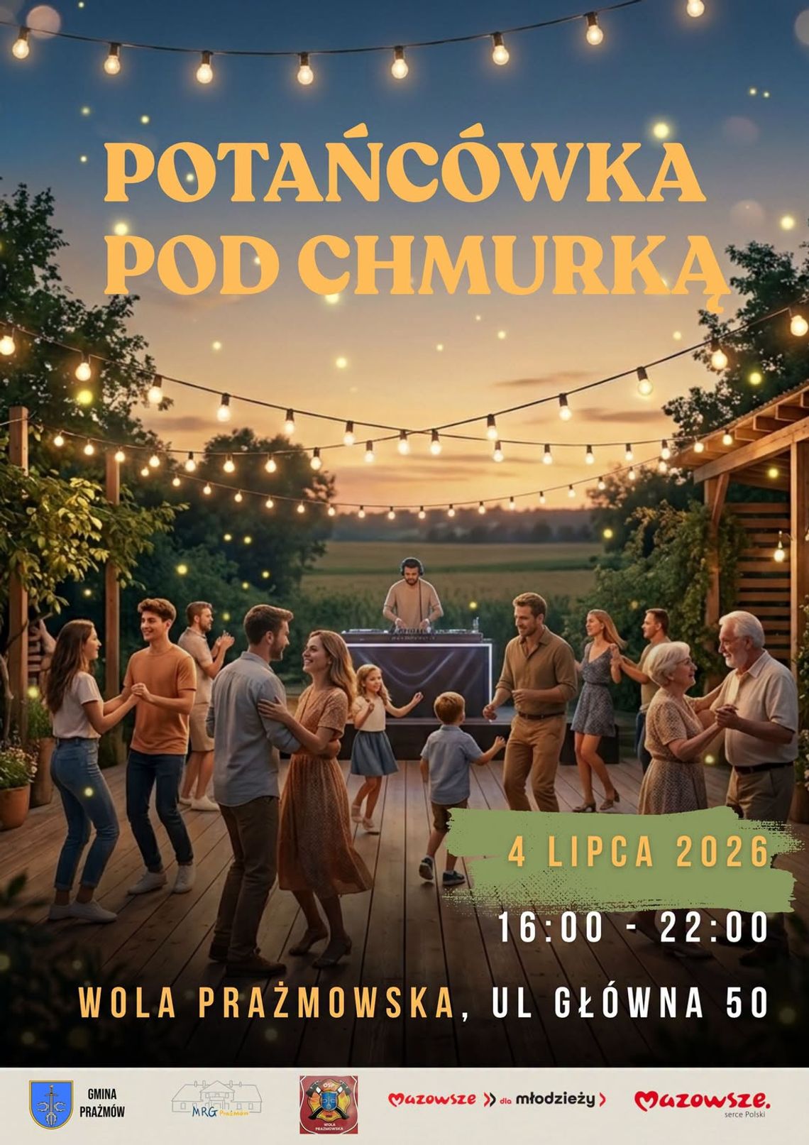 Potańcówka pod chmurką – rozpoczęcie lata przy OSP Wola Prażmowska