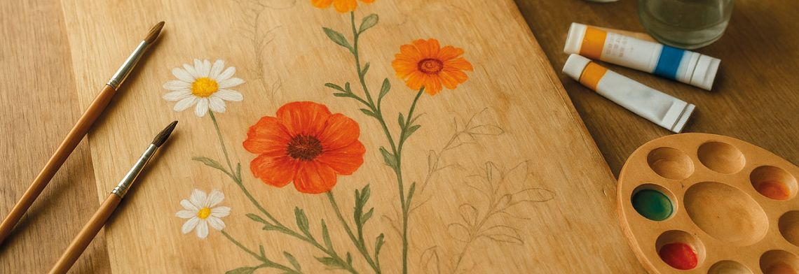 RODZINNE RĘKODZIEŁO. MALUJEMY NA DREWNIE