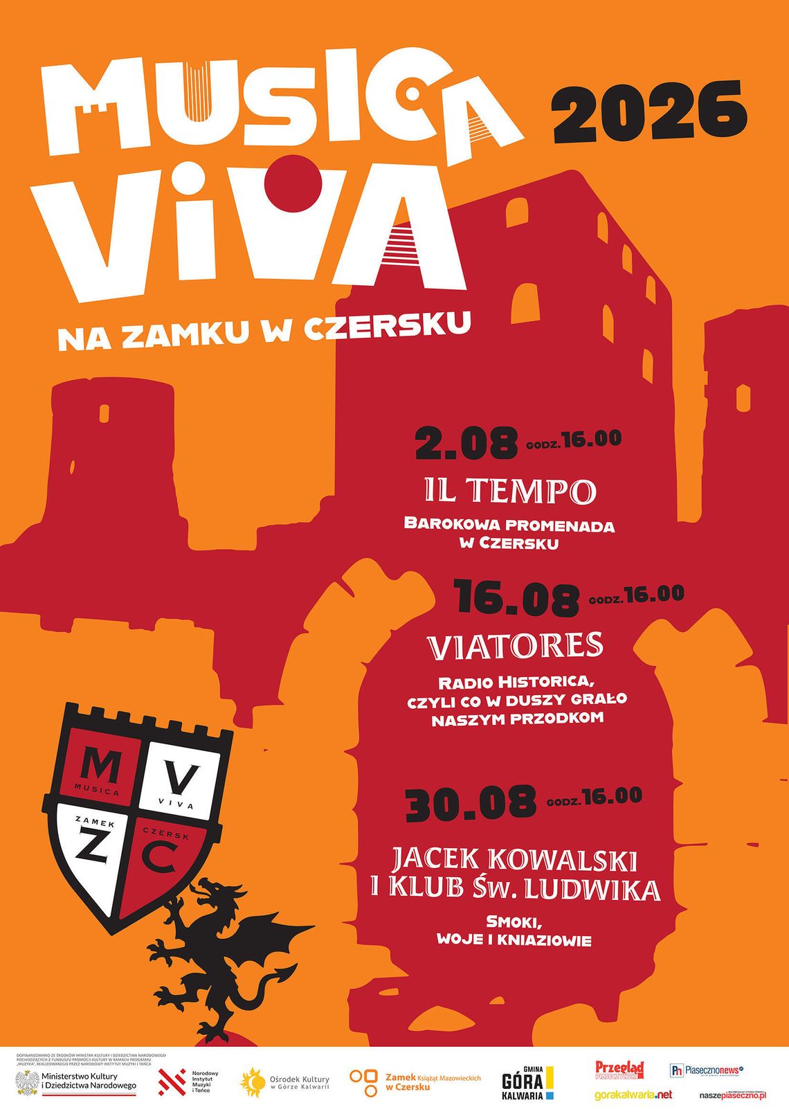 Rusza cykl koncertów MUSICA VIVA na Zamku w Czersku