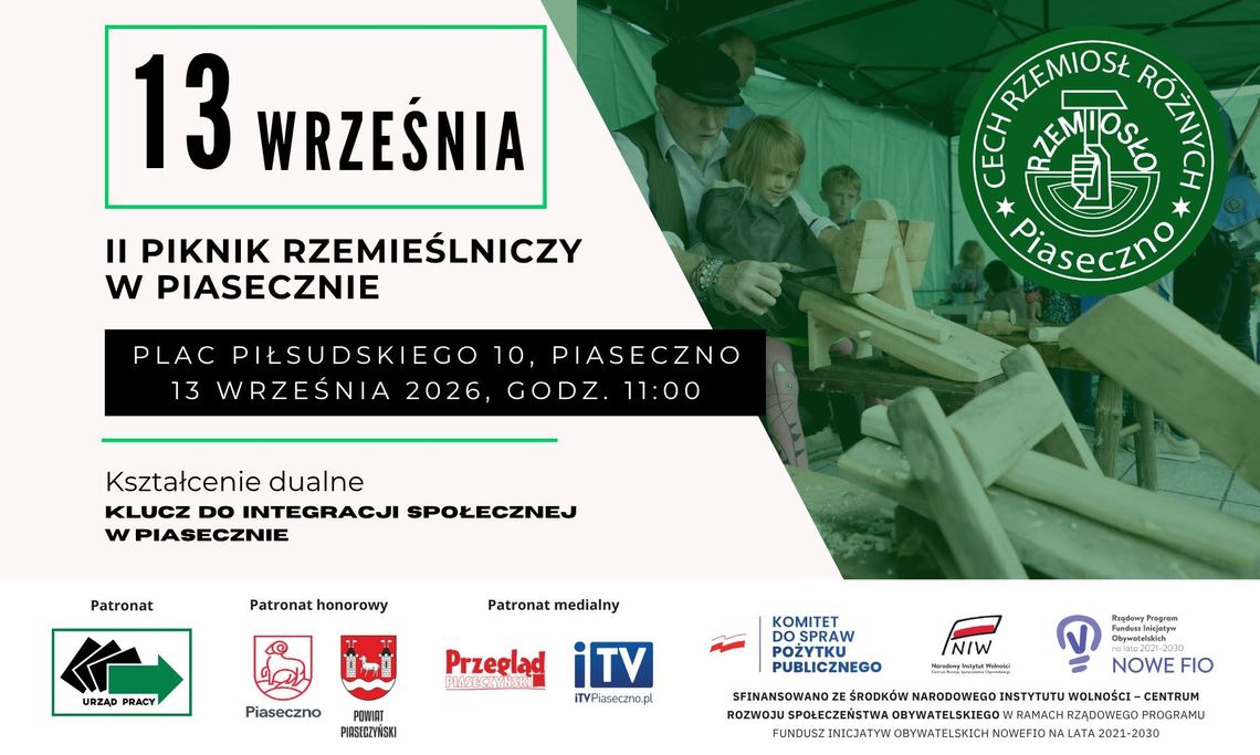 Rzemieślniczy Piknik w Piasecznie 2026 Rzemieślniczy Piknik w Piasecznie 2026