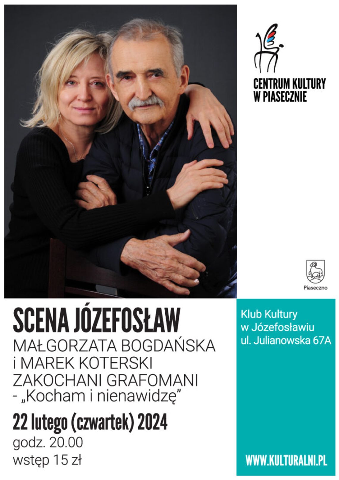 SCENA JÓZEFOSŁAW. MAŁGORZATA BOGDAŃSKA I MAREK KOTERSKI SCENA JÓZEFOSŁAW. MAŁGORZATA BOGDAŃSKA I MAREK KOTERSKI