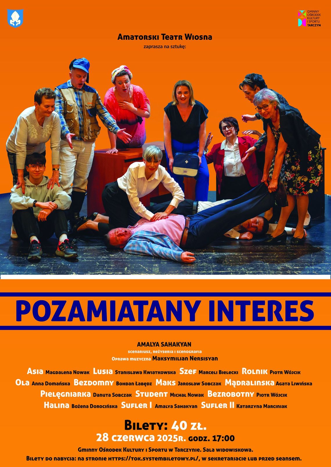 Spektakl teatralny - "Pozamiatany interes" Spektakl teatralny - "Pozamiatany interes"