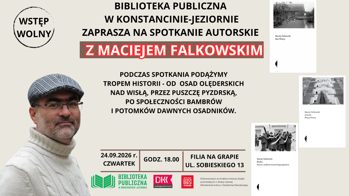 Spotkanie autorskie z Maciejem Falkowskim