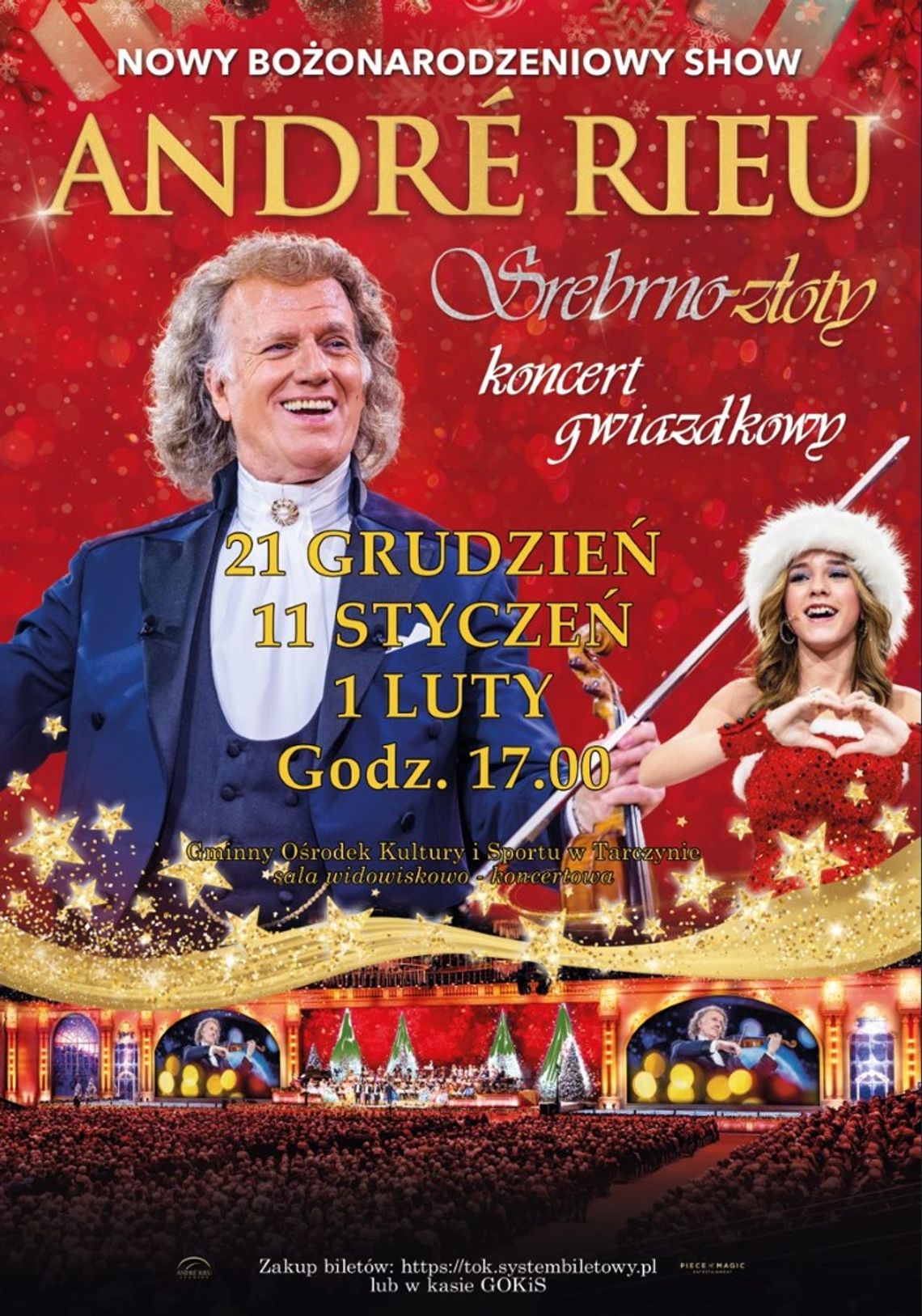 Srebrno-złoty koncert gwiazdkowy ANDRE RIEU