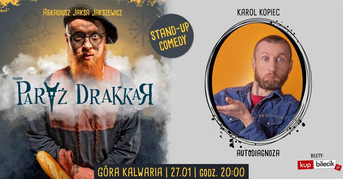 Stand-up Góra Kalwaria | Arkadiusz Jaksa Jakszewicz oraz Karol Kopiec Stand-up Góra Kalwaria | Arkadiusz Jaksa Jakszewicz oraz Karol Kopiec