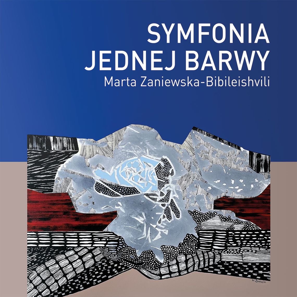 Plakat wystawy Symfonia Jednej Barwy