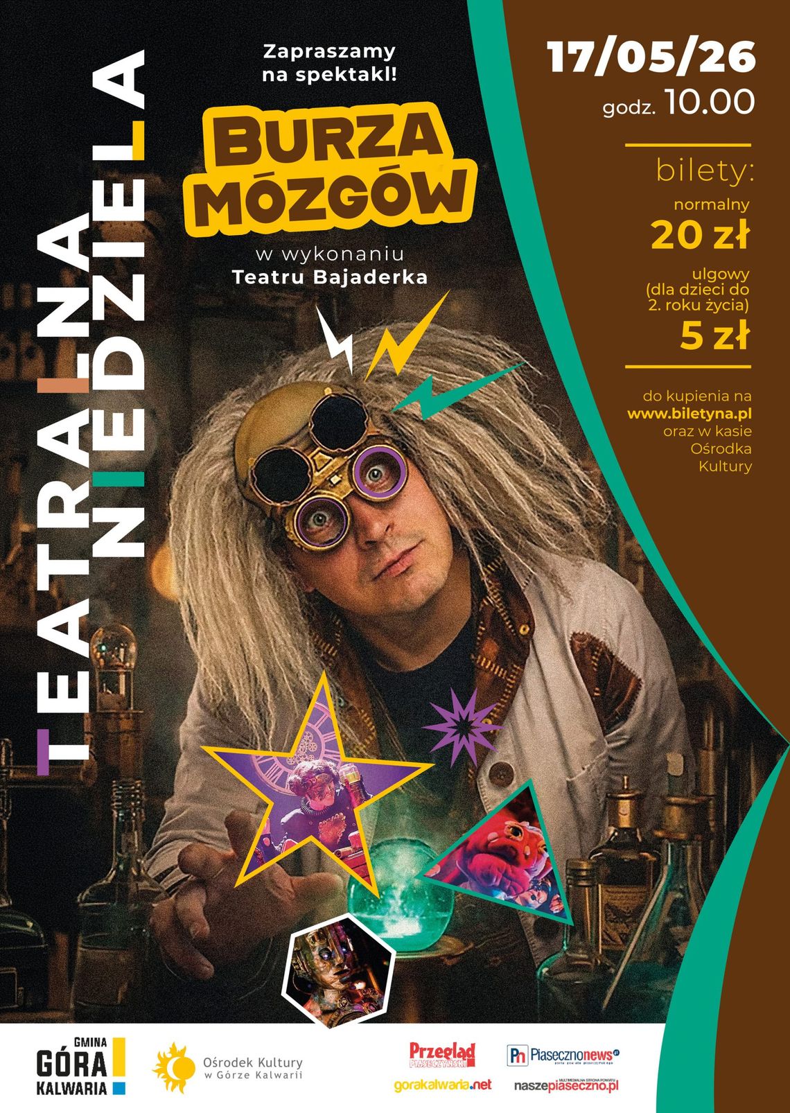 Teatralna niedziela I BURZA MÓZGÓW I Teatr Bajaderka
