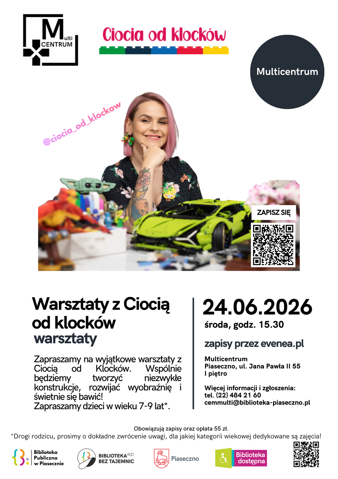 Warsztaty z Ciocią od klocków – grupa młodsza