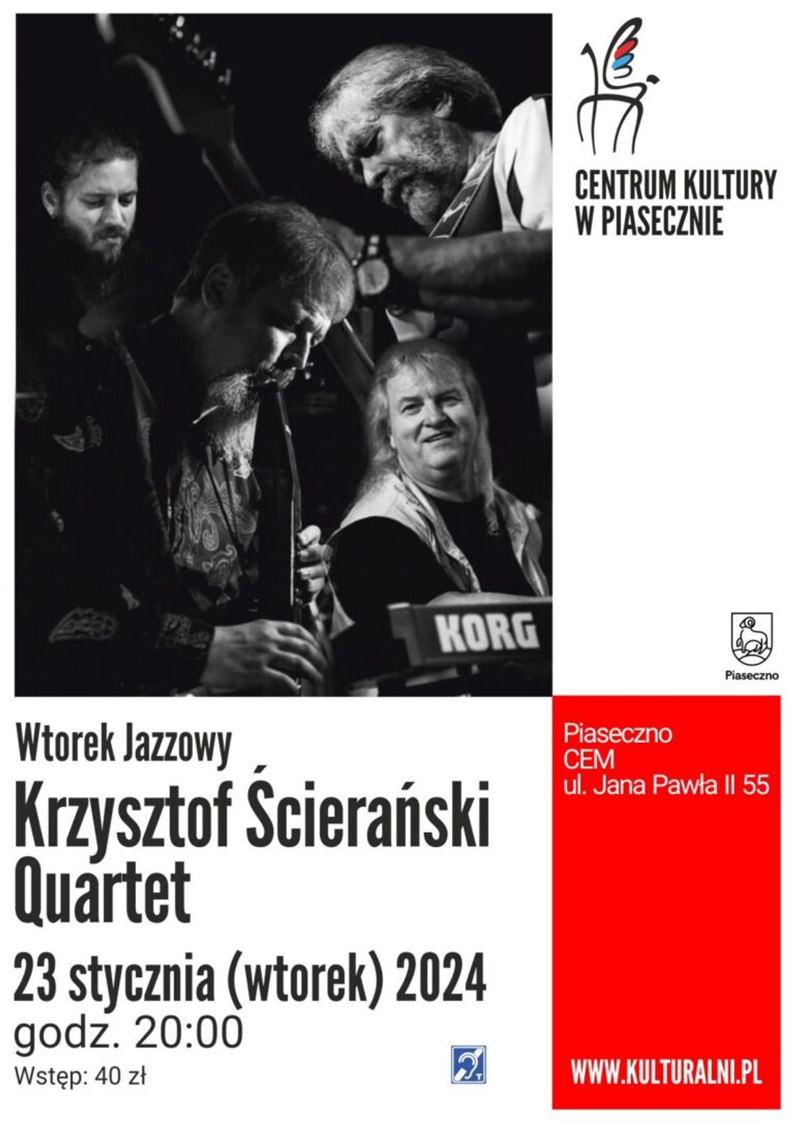 Wtorek Jazzowy Krzysztof Ścierański Quartet Wtorek Jazzowy Krzysztof Ścierański Quartet