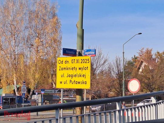 Ruszyła przebudowa skrzyżowania Puławskiej i Jagielskiej - 1.jpg