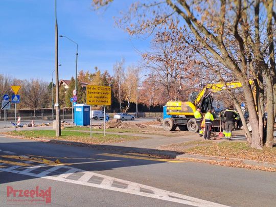 Ruszyła przebudowa skrzyżowania Puławskiej i Jagielskiej - 7.jpg
