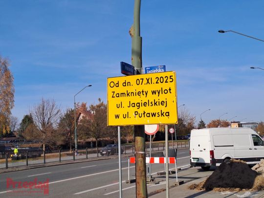 Ruszyła przebudowa skrzyżowania Puławskiej i Jagielskiej - 9.jpg