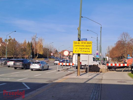 Ruszyła przebudowa skrzyżowania Puławskiej i Jagielskiej - 11.jpg