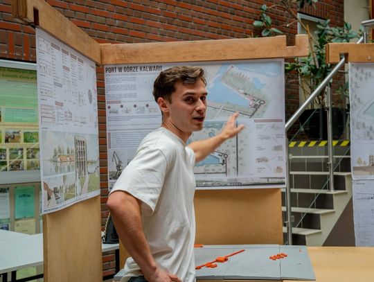 Studenci pokazali, jak mógłby wyglądać port rzeczny w Górze Kalwarii [ZDJĘCIA]